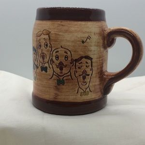 Pennsbury  pottery barbershop quartet mug